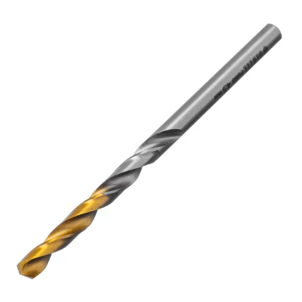 Сверло спиральное по металлу Denzel 4,5 x 80 мм, Р6М5, Golden Tip, 718231 купить в Когалыме