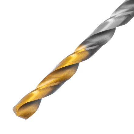 Сверло спиральное по металлу Denzel 4,5 x 80 мм, Р6М5, Golden Tip, 718231 купить в Когалыме