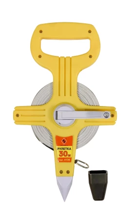 Рулетка 30 м открытый корпус фибергласcовая лента Энкор 4130 купить в Когалыме