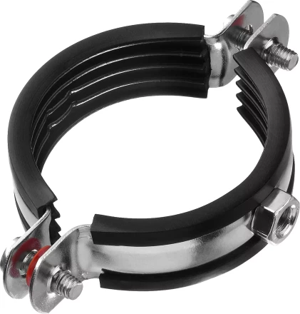 Хомут трубный с гайкой, оцинкованный, 2", 7шт, ЗУБР Мастер 37850-59-65 37850-59-65 купить в Когалыме