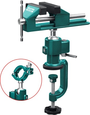 Тиски KRAFTOOL PRECISION шарнирно-поворотные 32711-75 купить в Когалыме