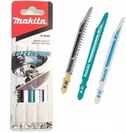 Набор пилок B-06292 для лобзика Makita Super Express, (В50,В51,В52) купить в Когалыме