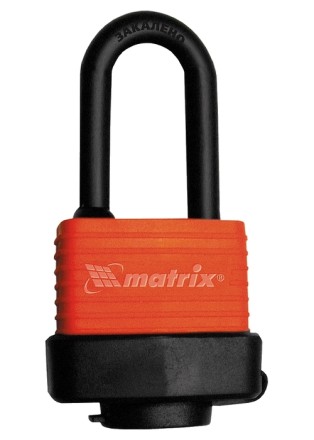 Замок навесной всепогодный 50 мм удлиненная дужка MATRIX 91826 купить в Когалыме