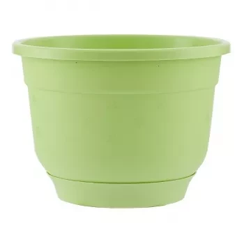 Горшок Флокс с поддоном салатовый 1,5 л PALISAD 69216 купить в Когалыме
