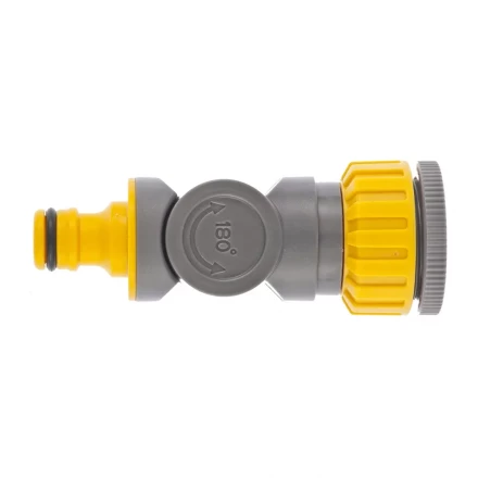 Соединитель штуцерный с внутренней резьбой 1/2" - 3/4" с шарниром PALISAD LUXE 66247 купить в Когалыме