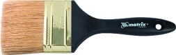 Кисть плоская "Профи" 1" натуральная щетина пластмассовая ручка  MATRIX 83160