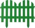 Забор декоративный GRINDA &quot;ПАЛИСАДНИК&quot;, 28x300см, зеленый 422205-G купить в Когалыме