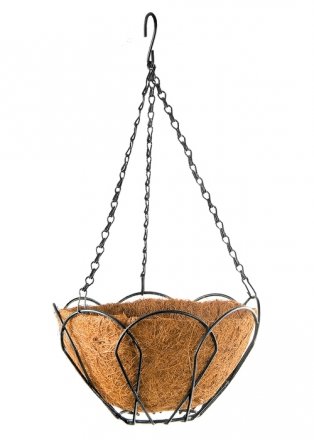 Подвесное кашпо с орнаментом, 30 см, с кокосовой корзиной  PALISAD 69004 купить в Когалыме