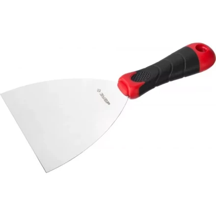 Шпатель ЗУБР "МАСТЕР", профилированное нержавеющее полотно, 2к ручка, 120мм 10072-12 купить в Когалыме