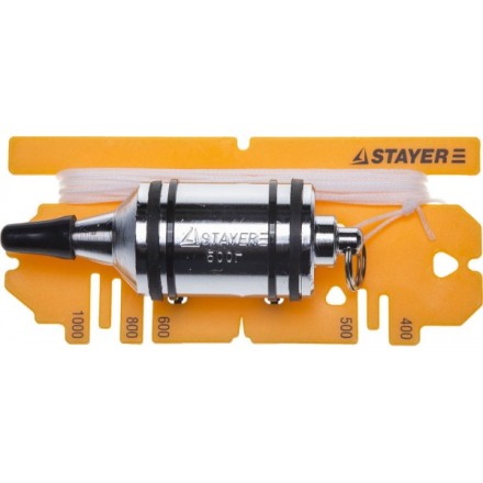 Отвес STAYER &quot;PROFI&quot; строительный со шнуром, с противоударными ободками, 500 г 06352-50 купить в Когалыме
