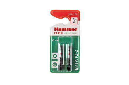 Бита HAMMER PZ2 50мм (2шт) купить в Когалыме