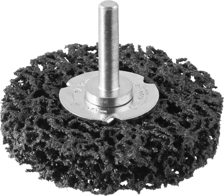 ЗУБР "ПРОФЕССИОНАЛ". Щетка дисковая для дрели, нейлоновая проволока с абразивным покрытием, с открытой агрессивной структурой, 63мм 35162-063_z01 купить в Когалыме