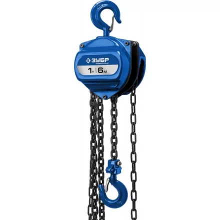 Таль цепная "ТШ-1-6" шестеренная, ЗУБР Профессионал 43082-1, 1т / 6м 43082-1_z01 купить в Когалыме