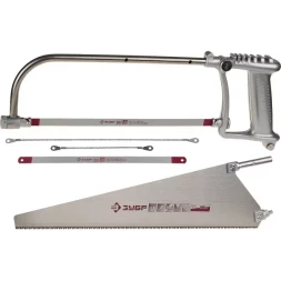 Набор ЗУБР: Ножовка "СОЮЗ-5" многоф 5-в-1:дерево 450мм, металл/кафель/стекло-150/250/300мм, приспос для отлома 4-15726-H5