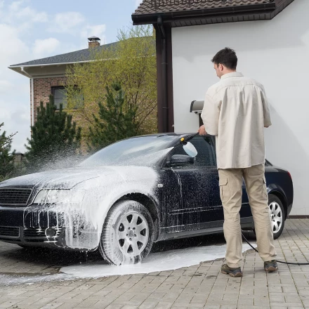 Пенокомплект Denzel FP-700, для моечных машин высокого давления, универсальный 58302 купить в Когалыме