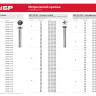 Винт ЗУБР "МАСТЕР" DIN 7985, класс прочности 4.8, оцинкованный, M6x55мм, 5кг 303150-06-055 купить в Когалыме