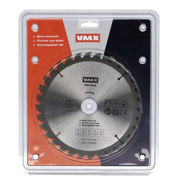 Диск пильный ф190х30 z32 дерево VMX 512420 купить в Когалыме