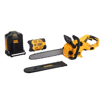 Пила цепная аккумуляторная  бесщет., Denzel RCS 400-62, 400 мм, Li-ion, 62В купить в Когалыме