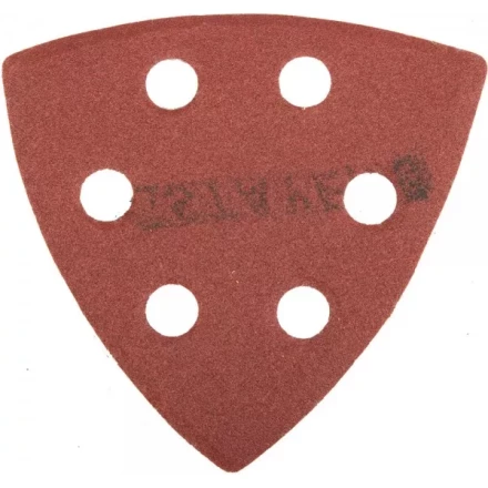 Треугольник шлифовальный универсальный STAYER "MASTER" на велкро основе, 6 отверстий, Р180, 93х93х93мм, 5шт 35460-180 купить в Когалыме