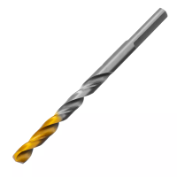 Сверло спиральное по металлу Denzel 5 x 86 мм, Р6М5, Golden Tip, 718233