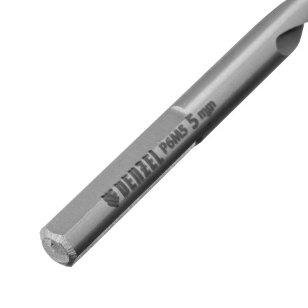 Сверло спиральное по металлу Denzel 5 x 86 мм, Р6М5, Golden Tip, 718233 купить в Когалыме