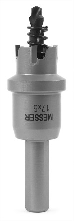 ТСТ коронка MESSER 17X5 с центрирующим сверлом и толкающей пружиной купить в Когалыме