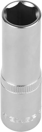 Головка торцовая ЗУБР "МАСТЕР" (1/2"), удлиненная, Cr-V, FLANK, хроматированное покрытие, 15мм 27726-15 купить в Когалыме