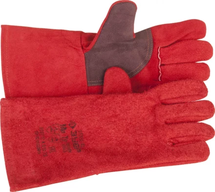 Термостойкие краги ЗУБР "МАСТЕР" для сварки и тяжелых механических работ, спилковые, с подкладкой, 350мм 11334-XL купить в Когалыме