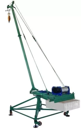 Кран стреловой поворотный "МАСТЕР-3" 1000 кг 50 м без противовесов с колесами 1010283 купить в Когалыме