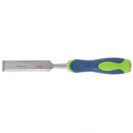 Долото-стамеска 24мм двухкомпонентная рукоятка Сибртех артикул 24489 купить в Когалыме