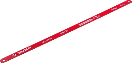 Полотно ЗУБР "МАСТЕР" по металлу 24 TPI  (шаг 1.0мм), Универсальное, 2шт 15853-24-2 купить в Когалыме