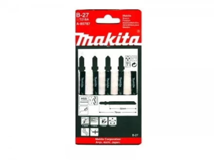 Пилки для лобзика Makita B-27 A-85787 по металлу 5.000 купить в Когалыме