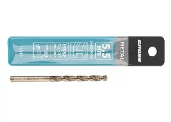 Сверло спиральное по металлу, 5,5 мм, HSS-Co  GROSS 72319 купить в Когалыме