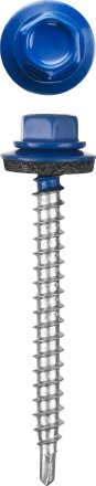 Саморезы СКМ кровельные, RAL 5005 синий насыщенный, 19 x 5.5 мм, 2 500 шт, для металлических конструкций, STAYER 30300-55-019-5005 купить в Когалыме