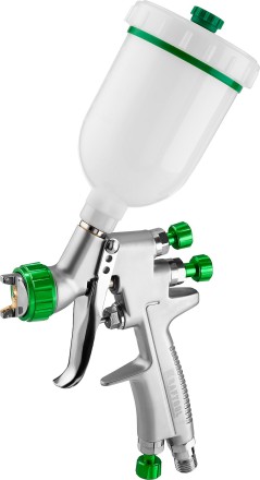 Краскопульт пневматический KRAFTOOL &quot;PRO&quot; Jeta 3000 mini, HVLP, c верхним бачком, 0,8мм 06561-0.8 купить в Когалыме