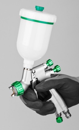 Краскопульт пневматический KRAFTOOL &quot;PRO&quot; Jeta 3000 mini, HVLP, c верхним бачком, 0,8мм 06561-0.8 купить в Когалыме