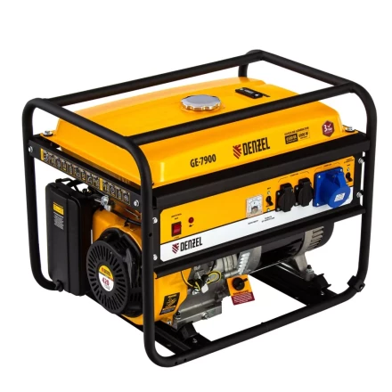 Генератор бензиновый DENZEL GE 7900 94638 купить в Когалыме