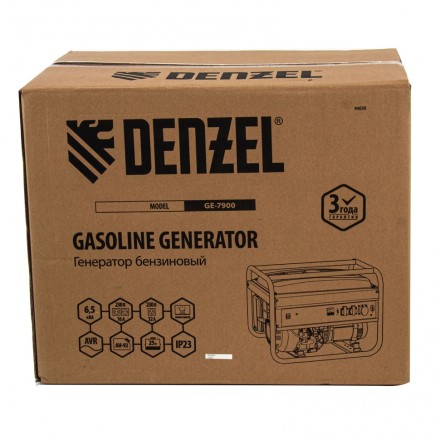 Генератор бензиновый DENZEL GE 7900 94638 купить в Когалыме
