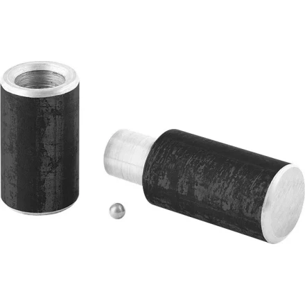 Петля гаражная с шаром D 18 x 100 мм 4 шт Россия Сибртех 920033 купить в Когалыме