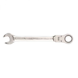 Ключ комбинированный трещоточный Matrix 18 мм шарнирный зеркальный хром 14842