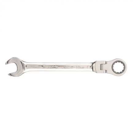 Ключ комбинированный трещоточный Matrix 18 мм шарнирный зеркальный хром 14842 купить в Когалыме