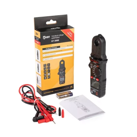 Токоизмерительные клещи КВТ КТ 200D с True RMS (101563) купить в Когалыме