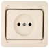 Розетка СВЕТОЗАР "ГАММА" одинарная, цвет бежевый, 16А/~250В SV-54100-B купить в Когалыме
