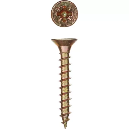 Шурупы ЗУБР "МАСТЕР" по дереву желтопассивированные, 3.5x35мм, 500шт 4-300391-35-035 купить в Когалыме