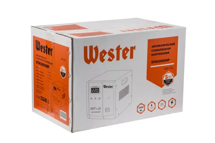 Стабилизатор напряжения WESTER STW10000NP купить в Когалыме