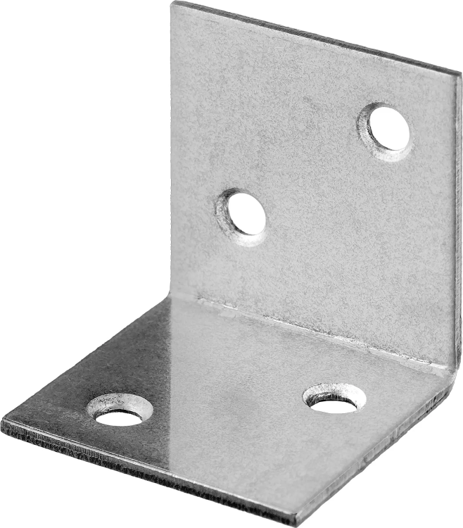 ЗУБР УМШ-1.5, 25 x 25 x 25 x 1.5 мм, белый цинк, широкий мебельный уголок (31034-25) купить в Когалыме