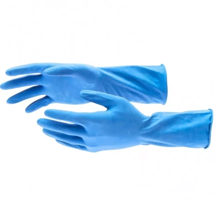 Перчатки хозяйственные латексные c хлопковым напылением S Elfe 67885 купить в Когалыме