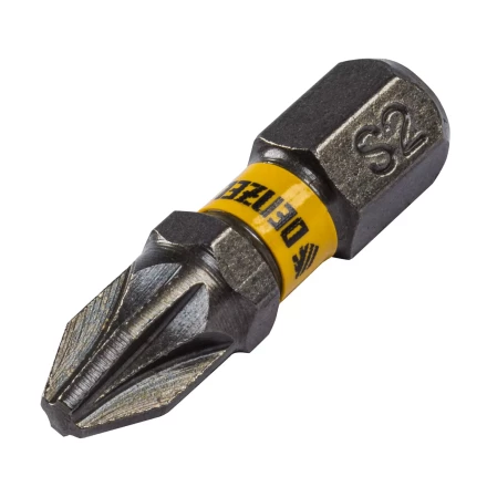 Бита PZ2х25, сталь S2, шестигранный профиль, 10 шт. Е 6,3 Denzel 11654 купить в Когалыме