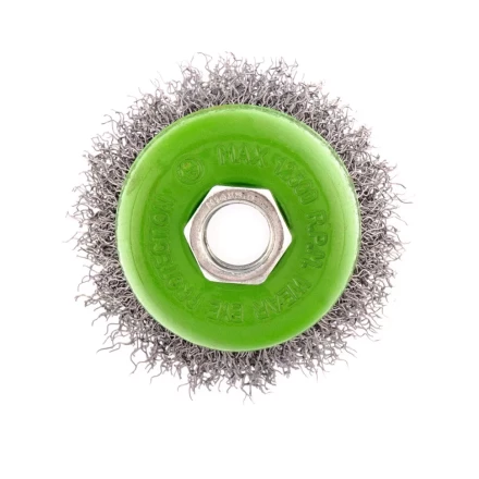 Щетка для УШМ, 65 мм, М14, "чашка", витая проволока 0.3 мм Сибртех 746037 купить в Когалыме