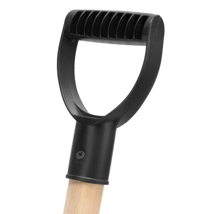 Лопата для уборки снега полипропиленовая Sparta, 275х365х870 мм, деревянный черенок, Россия 61653 купить в Когалыме